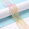 Transparent Glass Beads Strands GLAA-E036-07B-3