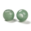 Natural Green Aventurine European Beads LS-G-R488-01N-3