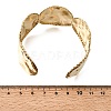 Boho 304 Stainless Steel Hammered Texture Cuff Bangles SA-CBA1E89-01B-G-5