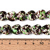 Spray Painted Synthetic Turquoise Beads Strands G-N352-28A-06-4