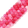 Natural Striped Agate/Banded Agate Beads Strands G-Z060-A01-A15-1