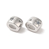 Brass Micro Pave Cubic Zirconia Beads KK-Q773-02P-03-2