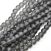 Baking Paint Transparent Glass Bead Strands GLAA-S031-10mm-12-1