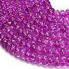 Dyed Imitation Gemstone Glass Beads Strands GL-Z001-03A-06-2