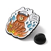 Flaming Animal Theme Enamel Brooches AL-I003-02EB-01-3