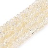 Crackle Transparent Glass Beads Strands GLAA-N069-02A-09-1