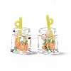 Imitation Drink Resin Pendants LS-X-CRES-S359-32M-4