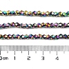 Transparent Electroplate Glass Beads Strands EGLA-A039-T3mm-UA02-4