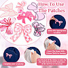 15Pcs 15 Styles Computerized Embroidery Cloth Patches PATC-TA0001-12-5