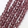 Glass Beads Strands EGLA-J042-6mm-06-1