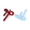 Rack Plating Spray Painted  Alloy and ABS Imitation Pearl Pendants PALLOY-T090-44-3