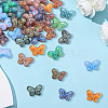 50Pcs Picasso Baking Paint Glass Seed Beads GLAA-PA0001-15-7