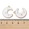 Alloy Enamel Pendants ENAM-O001-11J-G-3