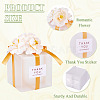 Clear PVC Candy Gift Packaging Boxes with Ribbon & Artificial Flower CON-TAC0001-20D-5