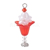 Imitation Austrian Crystal Beads and Acrylic Beads Pendants PALLOY-TA00373-3