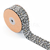 10 Yards Polyester Ribbon with Metallic Trimming OCOR-TAC0034-01-2