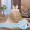 Mesh Bridal Dress Zipper Replacement DIY-WH0496-06B-6