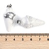Natural Howlite Gemstone Pointed Pendants G-K384-01P-04-3