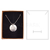 Kraft Cotton Filled Cardboard Paper Jewelry Set Boxes CBOX-R036-11A-6