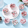 8Pcs 4 Styles Transparent Plastic & Handmade Polymer Clay Big Pendants PALLOY-YW00096-4