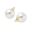 Plastic Imitation Pearl Beads Pendants STAS-Z009-02F-G-2