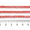 Electroplate Opaque Glass Beads Strands EGLA-A035-P3mm-A34-4