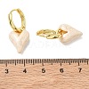 Brass Enamel Dangle Hoop Earrings for Women KK-CBA760A-06G-05-5