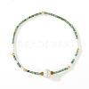 Natural Unakite Beaded Stretch Bracelets for Women AM2936-3-1