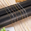Brass Coated Iron Flat Cable Chains CH-TAC0007-02G-8