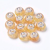Two Tone Resin European Beads RPDL-K002-C07-2