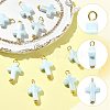 10Pcs Handmade Porcelain Pendants PALLOY-FS00079-2