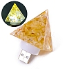 Gemstone Resin USB Lamp PW-WG62926-01-1