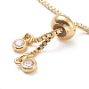 Cubic Zirconia Classic Tennis Bracelet for Women BJEW-F417-02G-RS-4