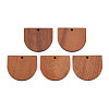 Natural Walnut Wood Pendants X-WOOD-N011-010-1