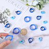 60Pcs 3 Style Silicone Pendant SIL-GF0001-28B-3