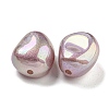 Spray Painted ABS Plastic Beads KY-C017-03D-2
