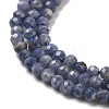 Natural Sapphire Beads Strands G-F509-18A-2mm-4