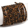 Natural Tiger Eye Beads Strands G-S259-21-3mm-2