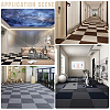 12Pcs Square Self-adhesion Polyester Carpet Tape DIY-CN0003-45A-4