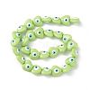 Evil Eye Resin Beads Strands RESI-F040-01I-2