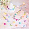   72Pcs 9 Colors Plastic Beads KY-PH0001-58-3