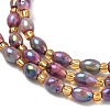 Electroplated Natural Druzy Geode Crystal Beads Strands G-G459-03B-08-3