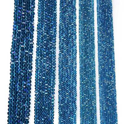 Electroplate Glass Beads Strands EGLA-A044-T8mm-L27-1