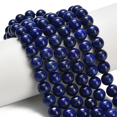Natural Lapis Lazuli Beads Strands G-L642-B05-8mm-1