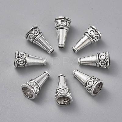Tibetan Style Bead Caps X-TIBEB-00905-AS-NR-1