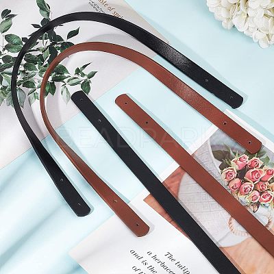 4Sets 2 Colors PU Leather Bag Handles FIND-FH0004-14B-1