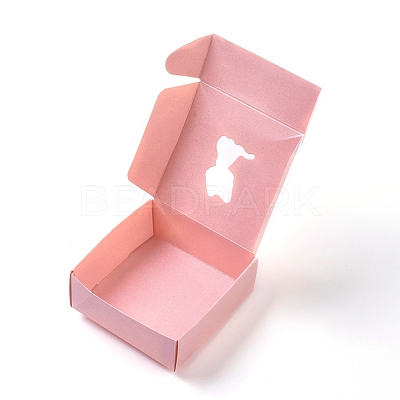 Foldable Kraft Paper Gift Boxes CON-WH0069-75A-1