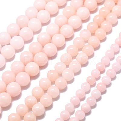 Natural Malaysia Jade Beads Strands G-L645-A01-4mm-14-1