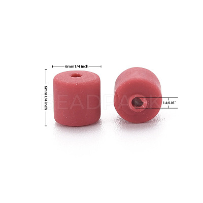 Polymer Clay Bead Strands CLAY-T001-C44-1