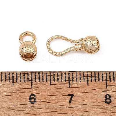 SHEGRACE Brass Bead Tips XGRQ58184-789G-1